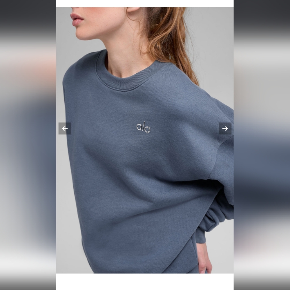 ALO Yoga Bluestone Accolade Pullover